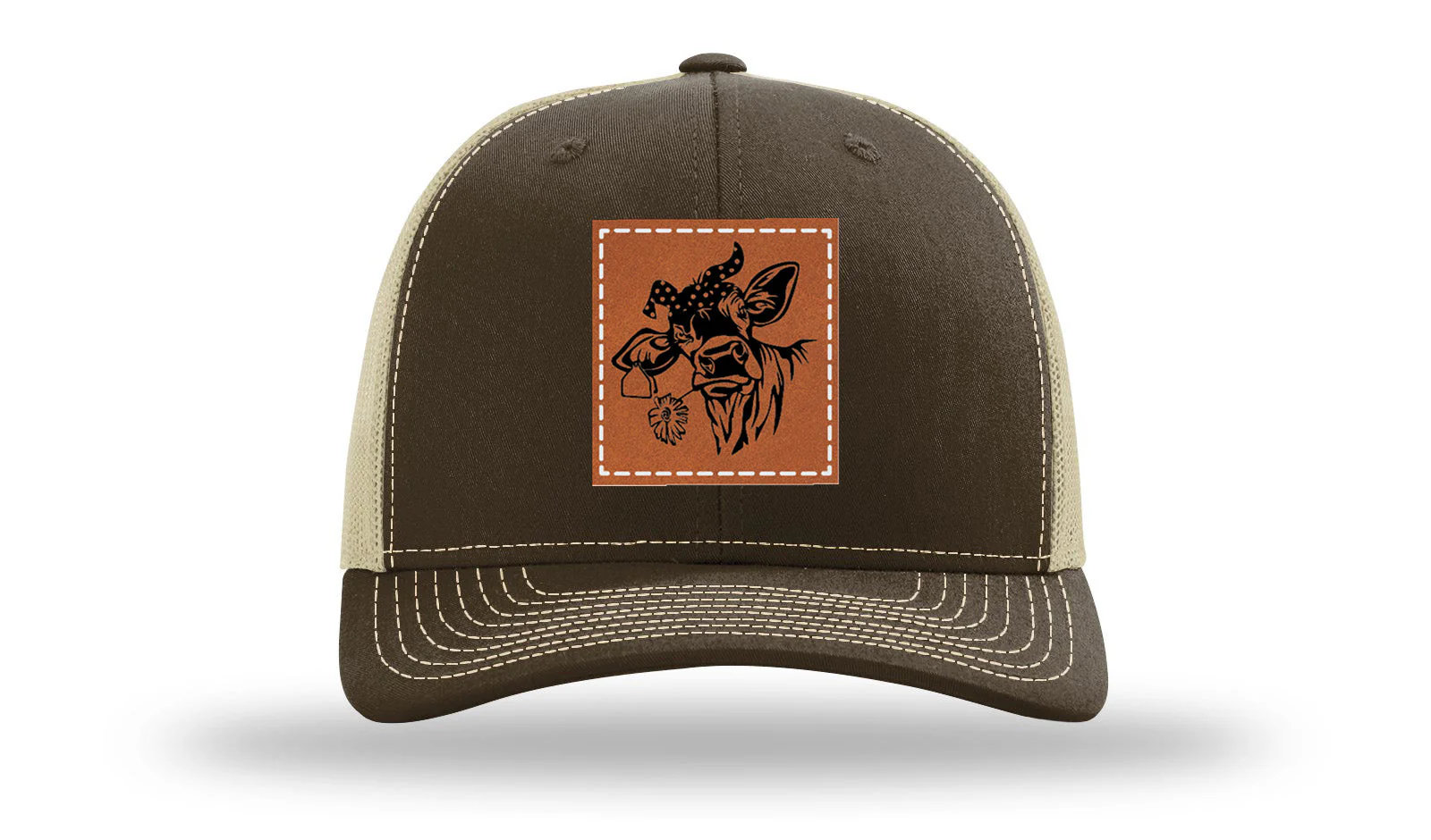 Sassy Cow with Bandana Leather Patch Richardson 112 Hat - Image 8