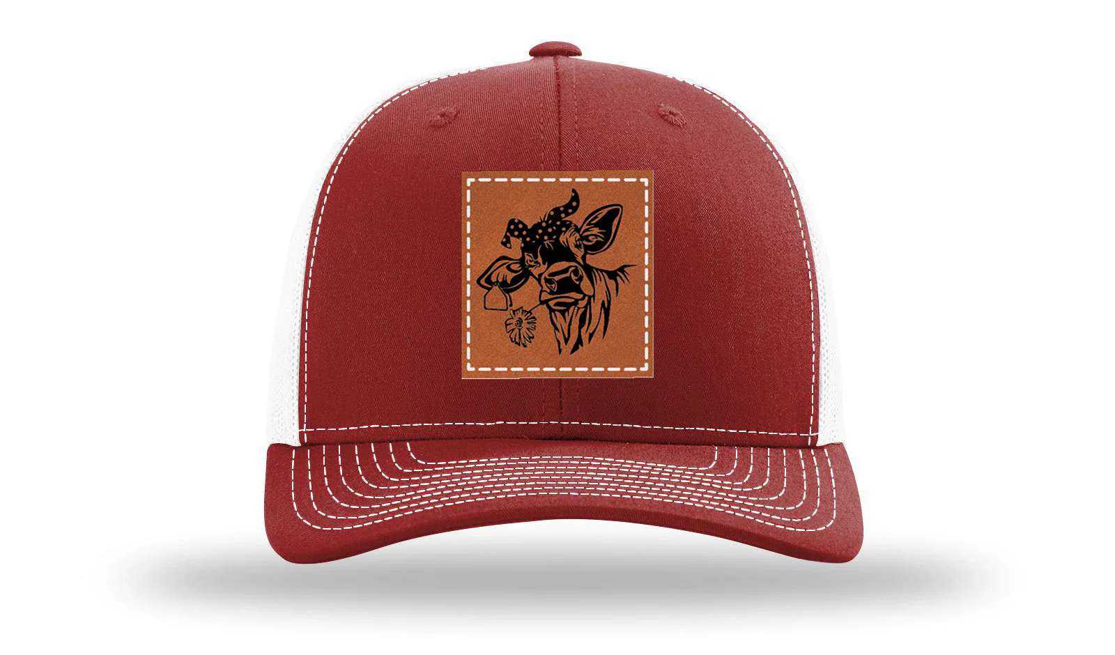 Sassy Cow with Bandana Leather Patch Richardson 112 Hat - Image 9