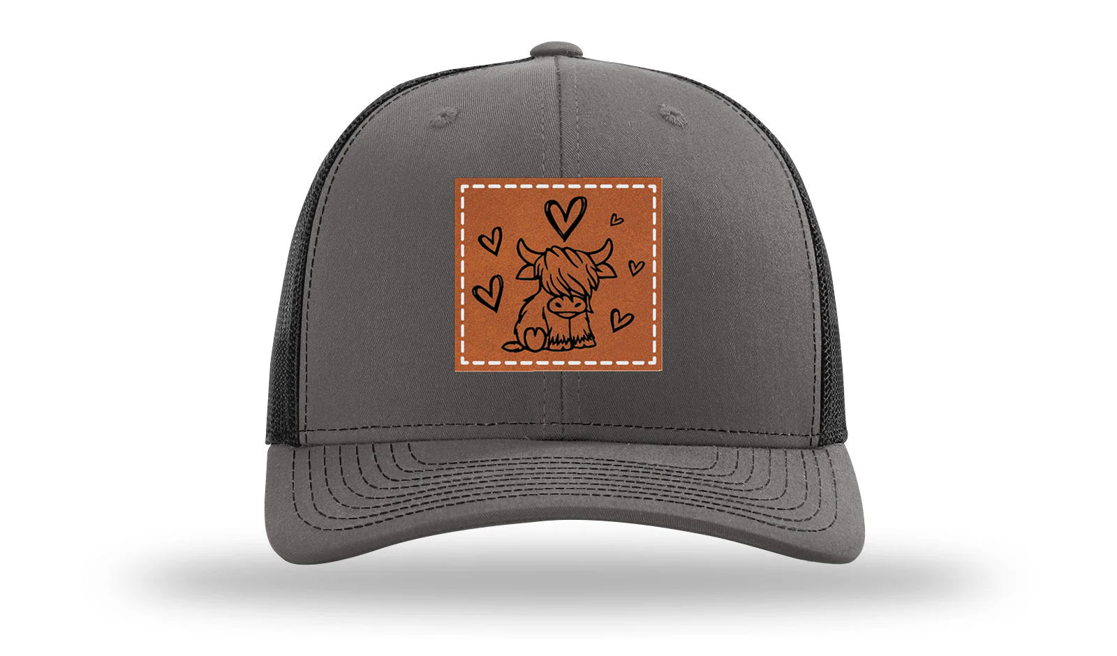 Highlander Cow Leather Patch Richardson 112 Hat - Image 11