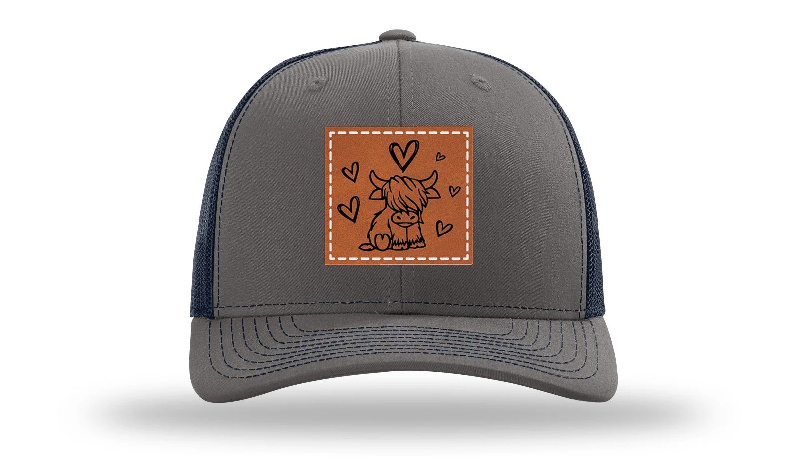 Highlander Cow Leather Patch Richardson 112 Hat - Image 13