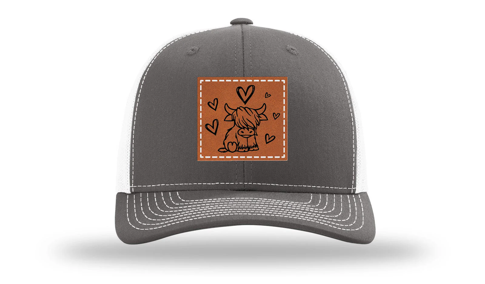 Highlander Cow Leather Patch Richardson 112 Hat - Image 16