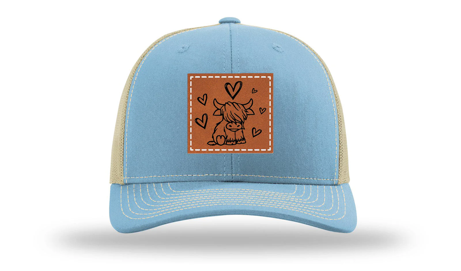 Highlander Cow Leather Patch Richardson 112 Hat - Image 18