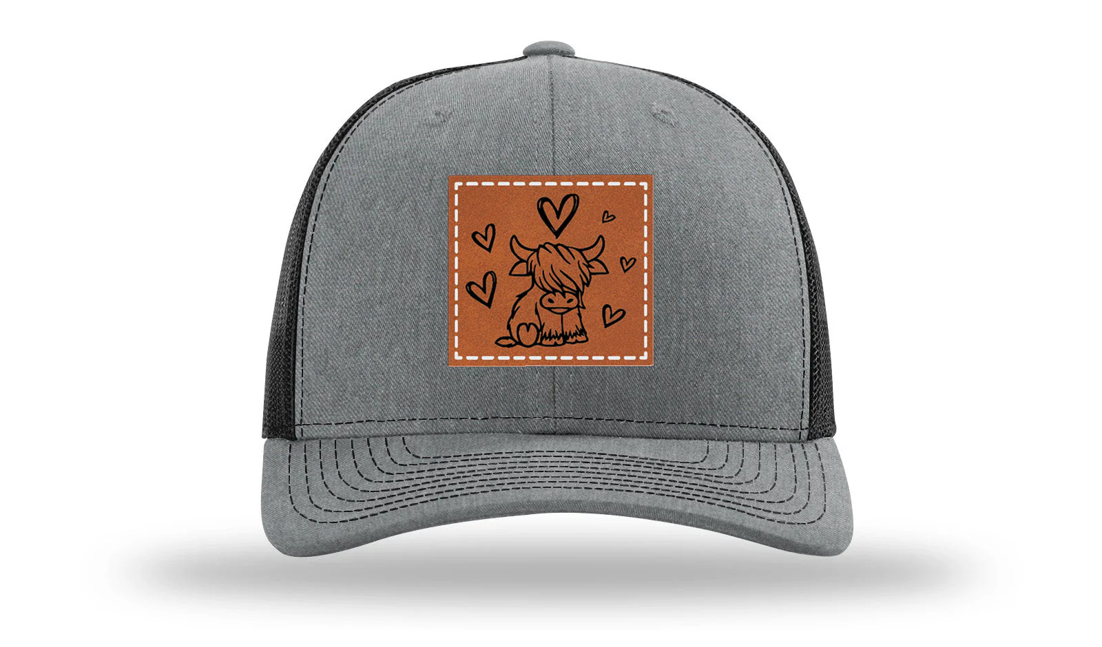 Highlander Cow Leather Patch Richardson 112 Hat - Image 20