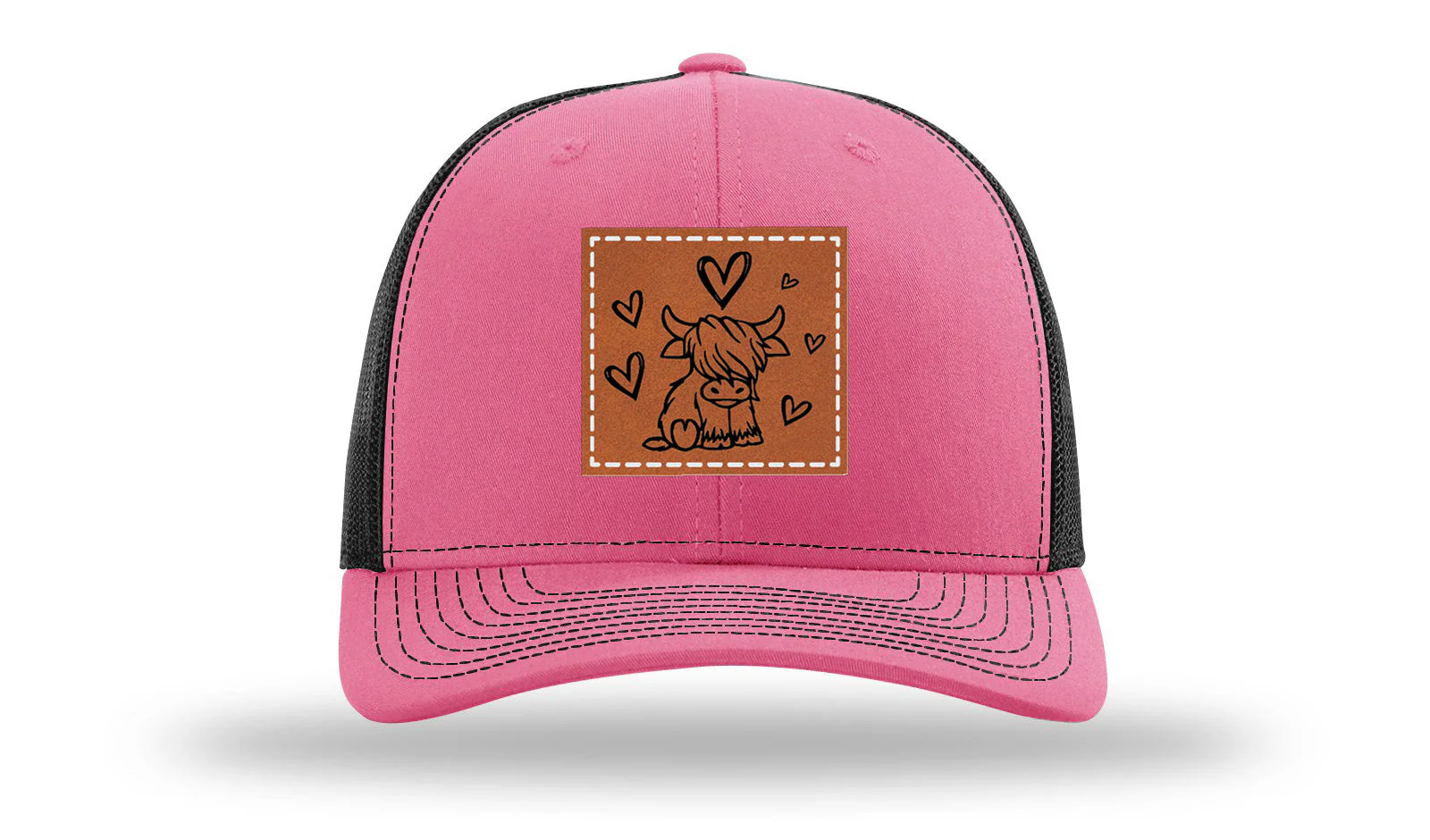 Highlander Cow Leather Patch Richardson 112 Hat - Image 22
