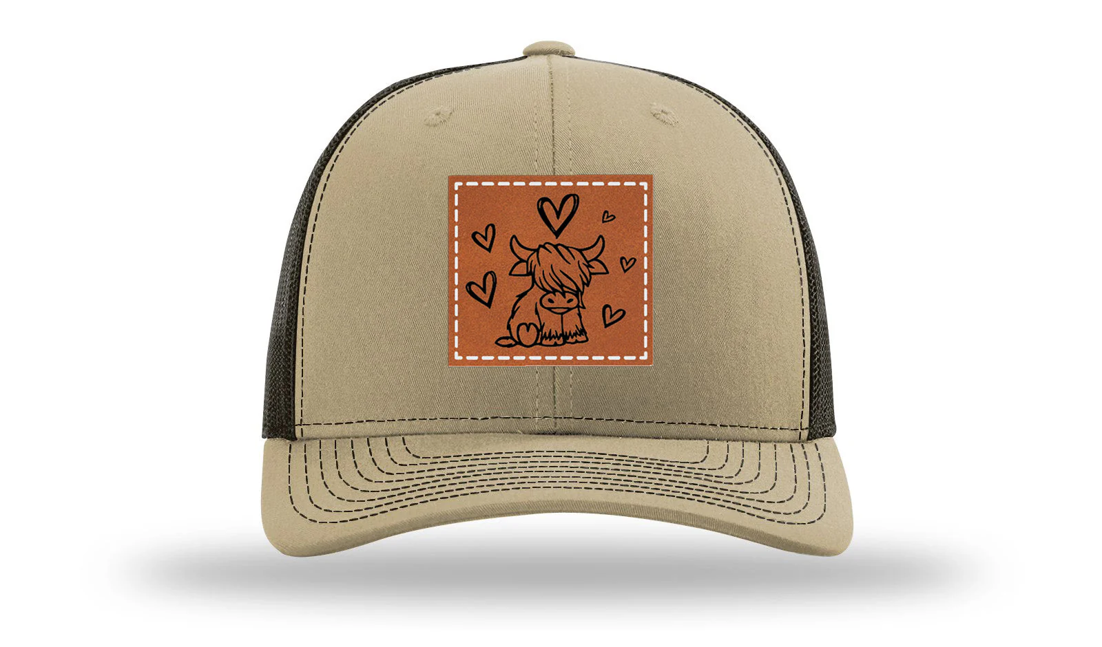 Highlander Cow Leather Patch Richardson 112 Hat - Image 24