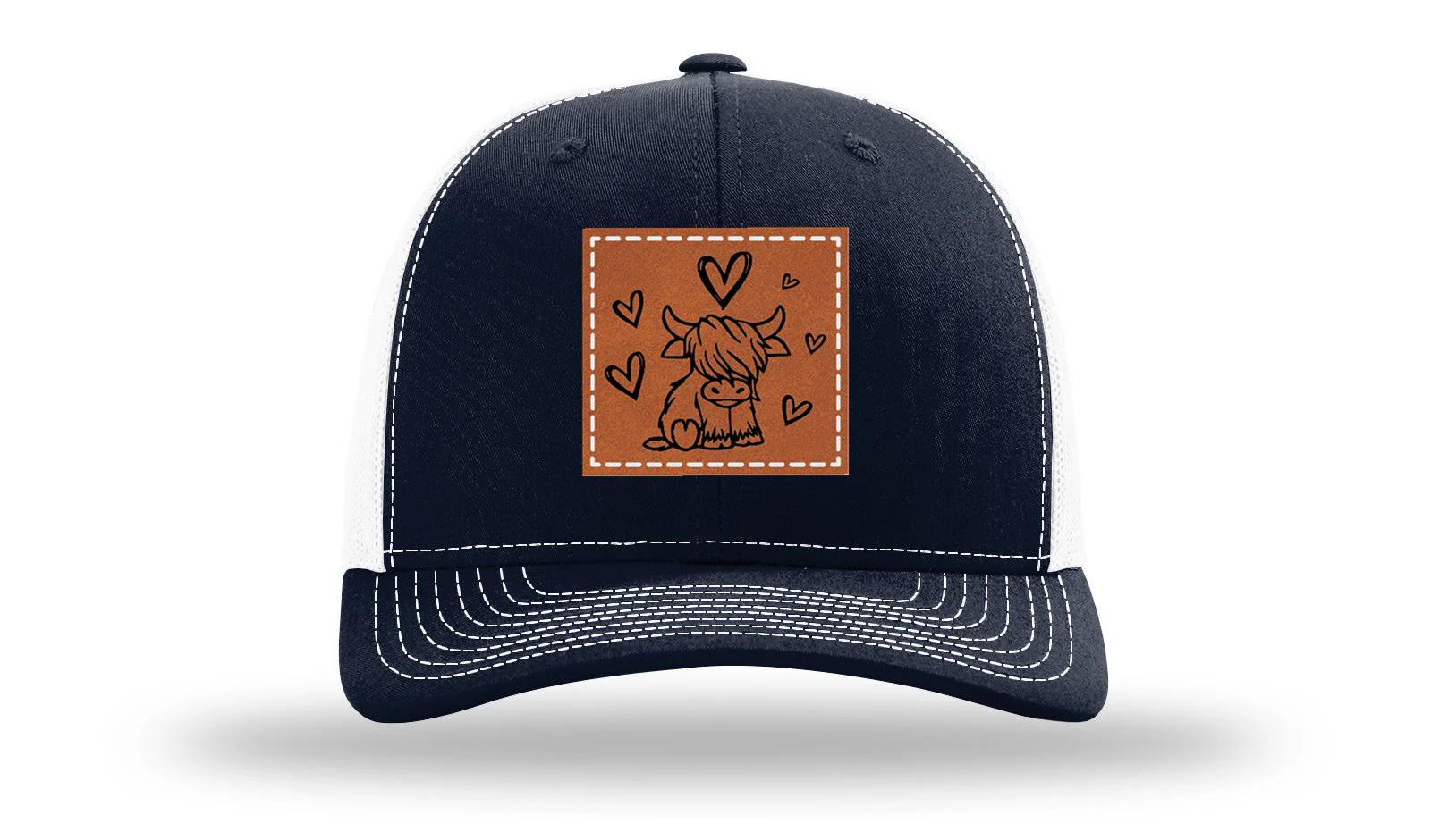 Highlander Cow Leather Patch Richardson 112 Hat - Image 29
