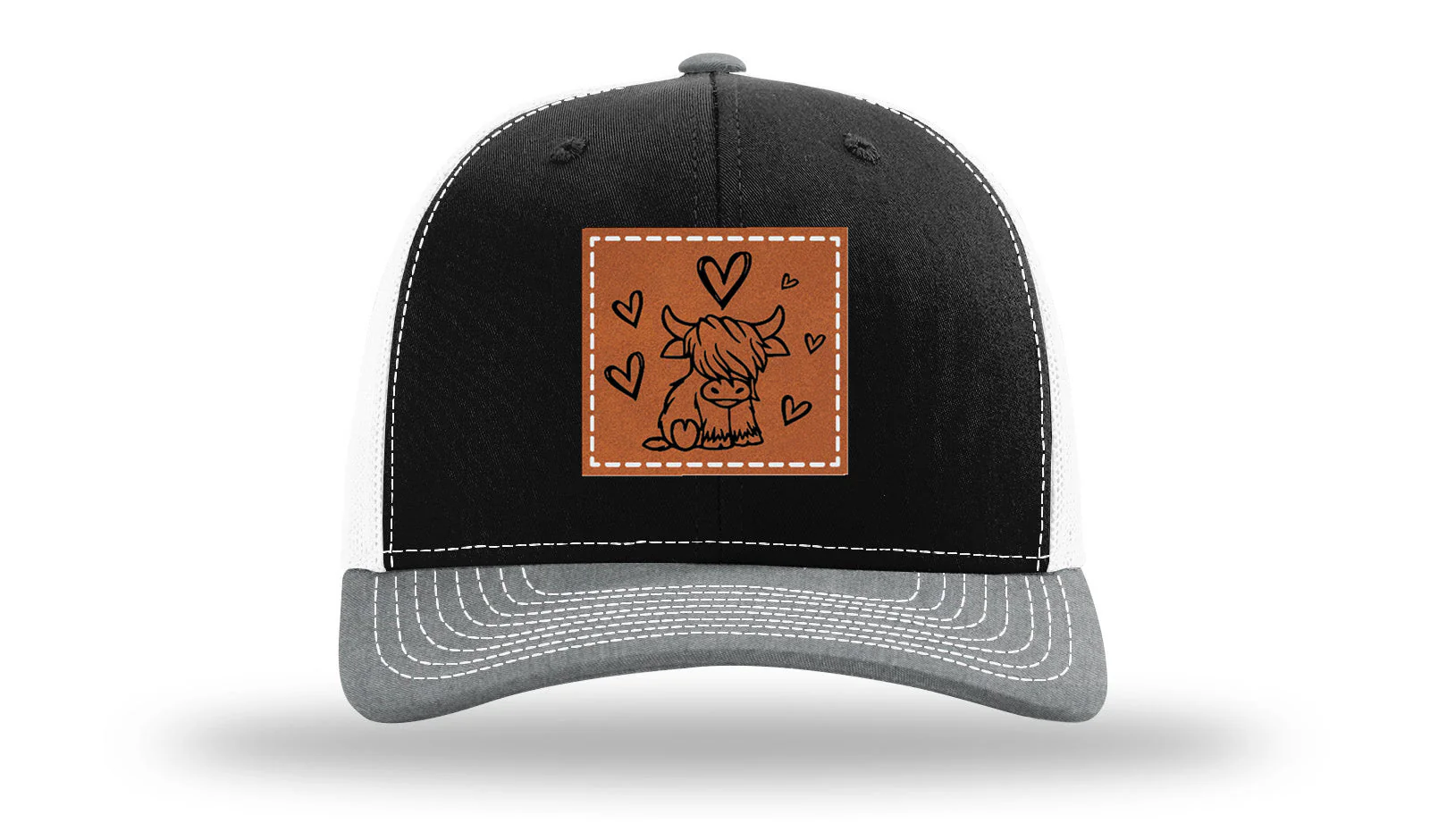 Highlander Cow Leather Patch Richardson 112 Hat - Image 33