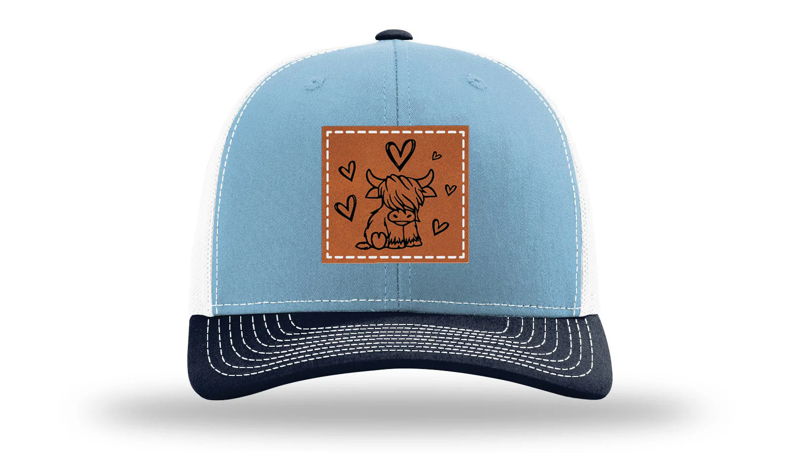 Highlander Cow Leather Patch Richardson 112 Hat - Image 34