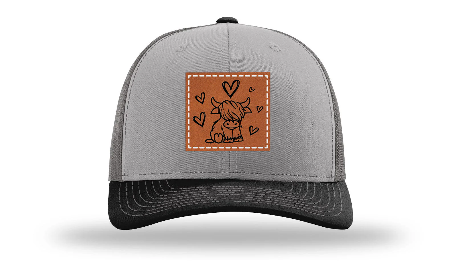 Highlander Cow Leather Patch Richardson 112 Hat - Image 36