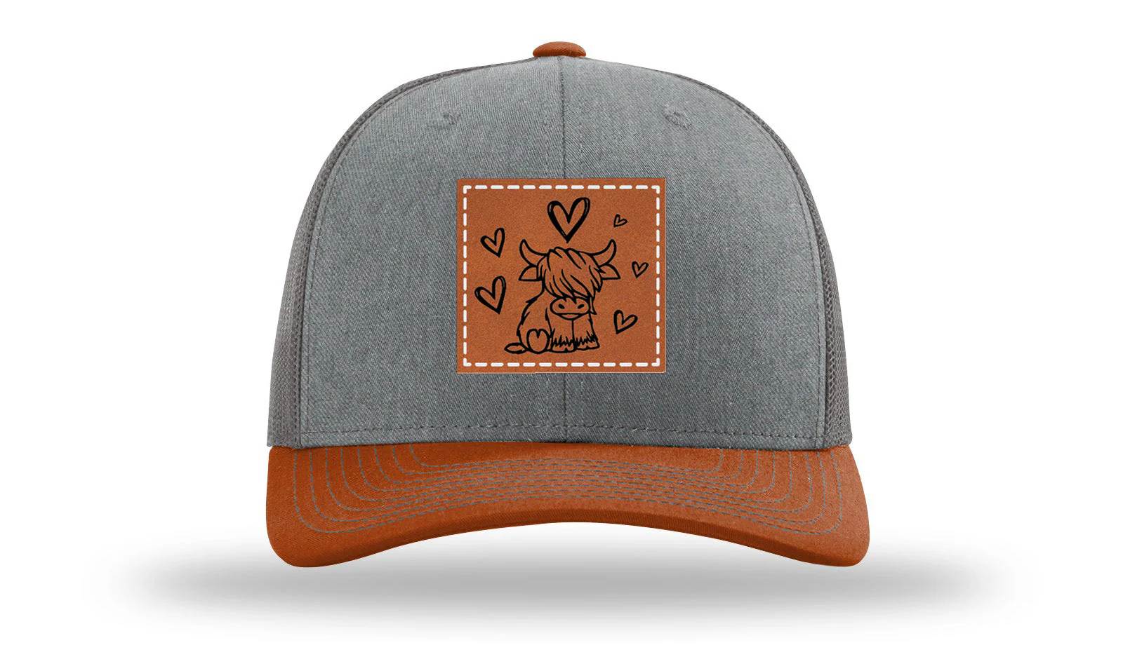 Highlander Cow Leather Patch Richardson 112 Hat - Image 39