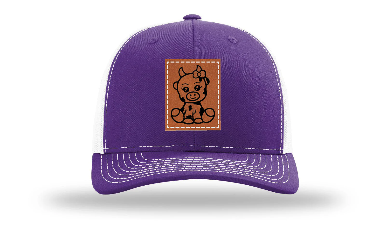 Baby Cow Leather Patch Richardson 112 Hat - Image 30