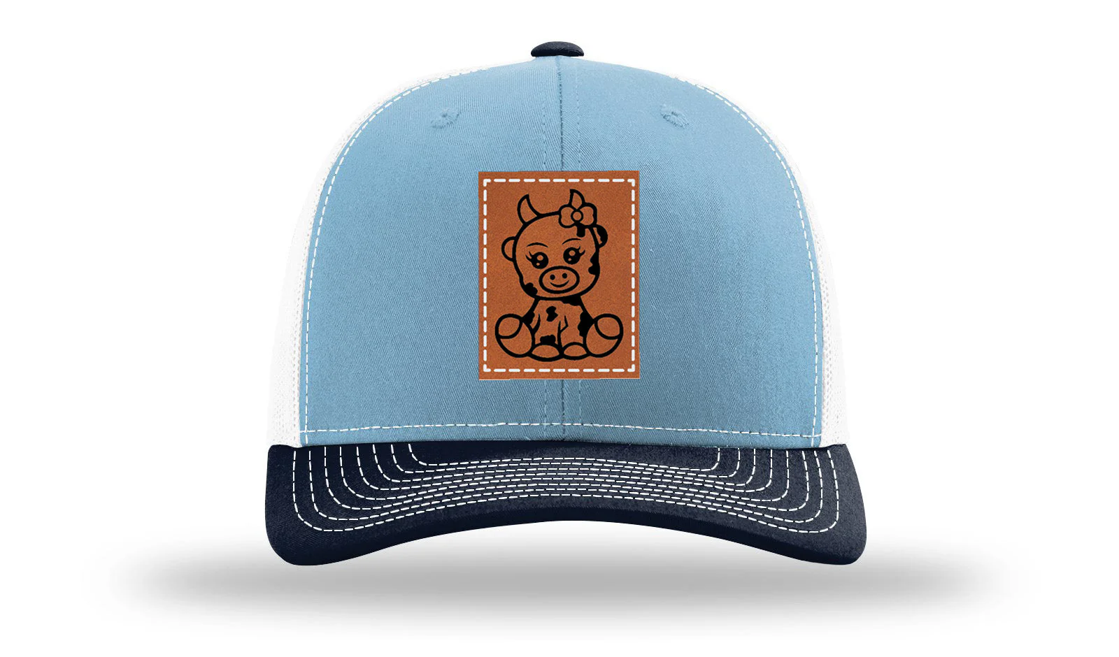 Baby Cow Leather Patch Richardson 112 Hat - Image 34