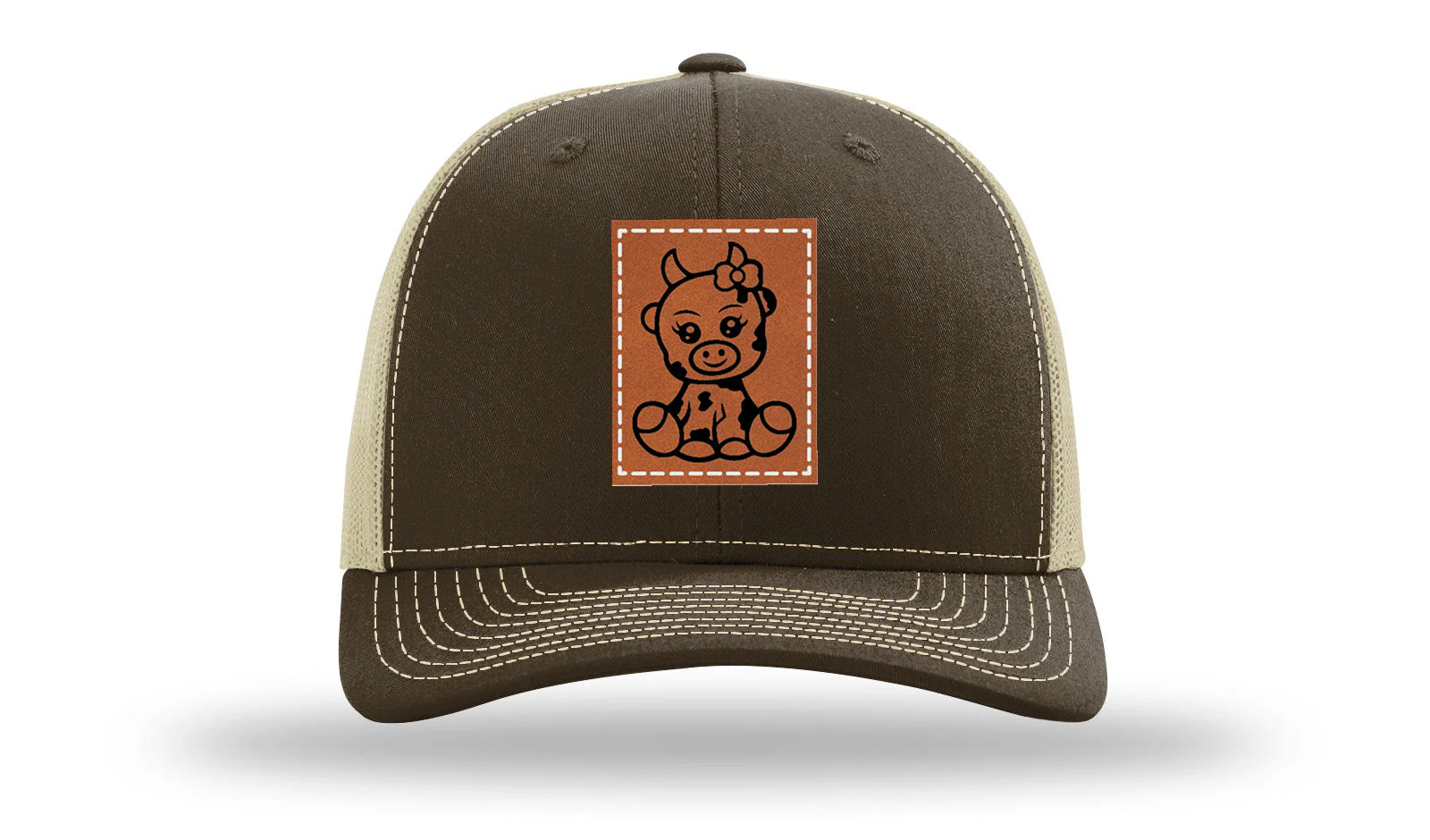 Baby Cow Leather Patch Richardson 112 Hat - Image 8