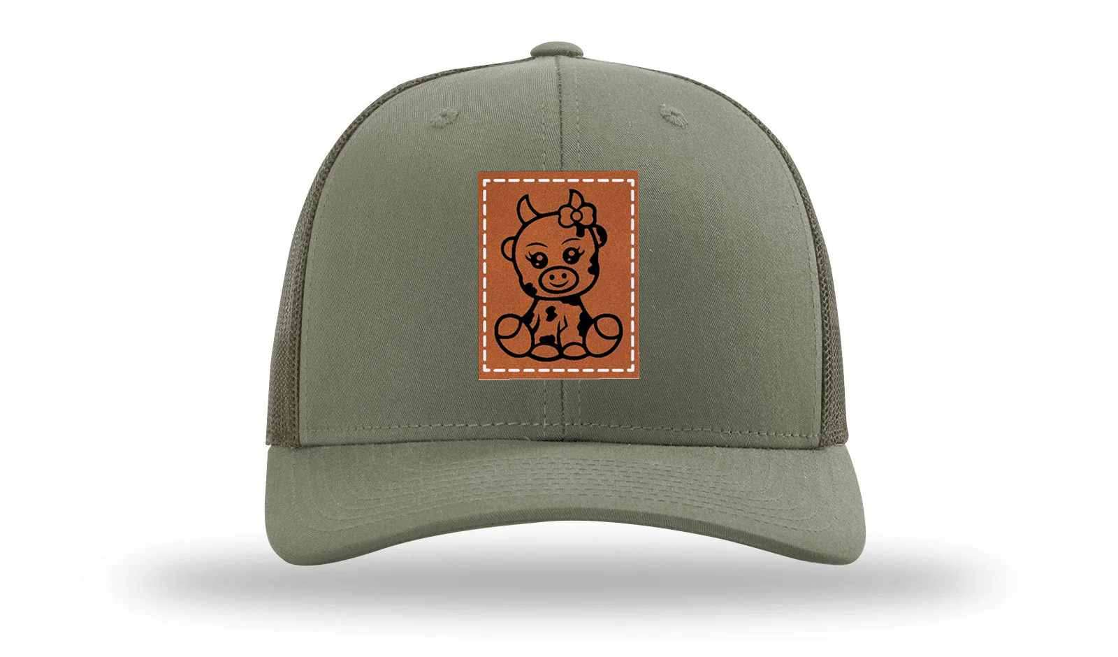 Chicken Leather Patch Richardson 112 Hat - Image 3