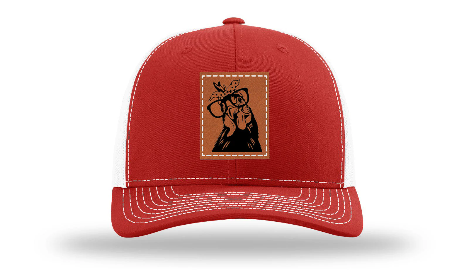 Chicken Leather Patch Richardson 112 Hat - Image 31