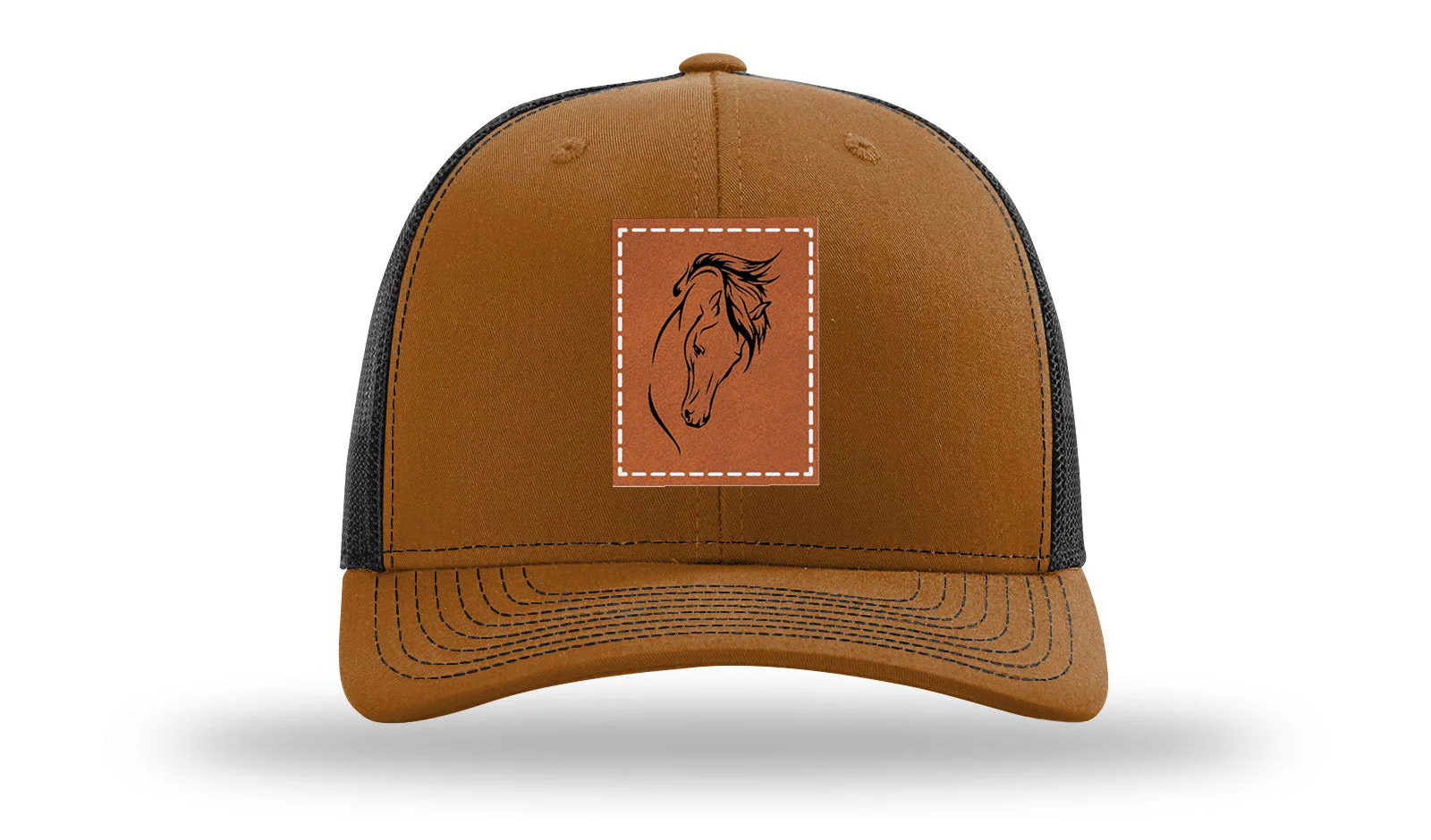 Horse 2 Leather Patch Richardson 112 Hat - Image 10