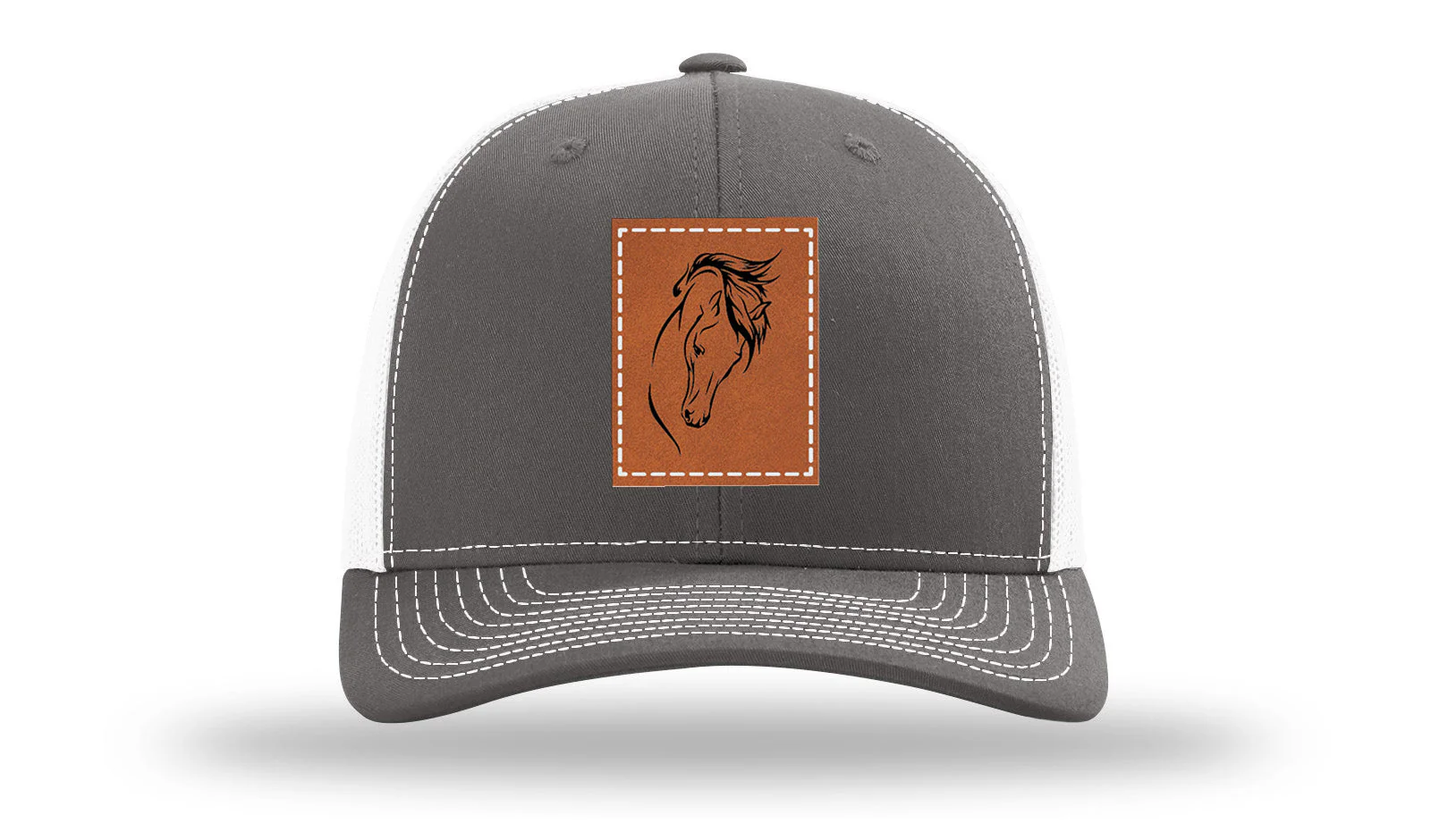 Horse 2 Leather Patch Richardson 112 Hat - Image 16