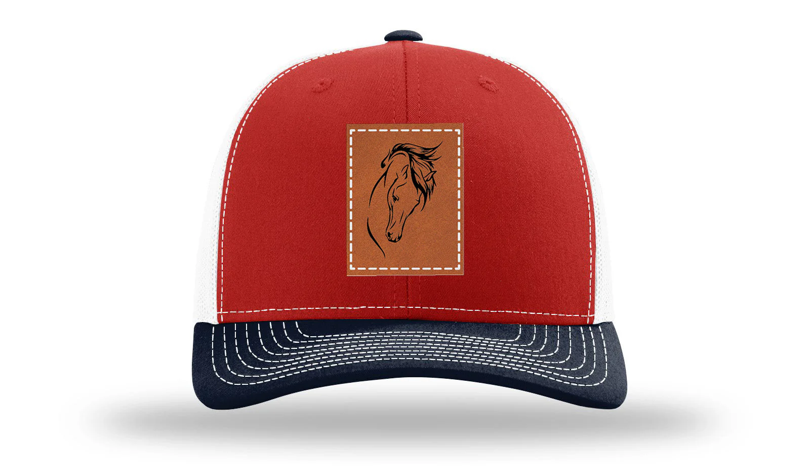 Horse 2 Leather Patch Richardson 112 Hat - Image 41