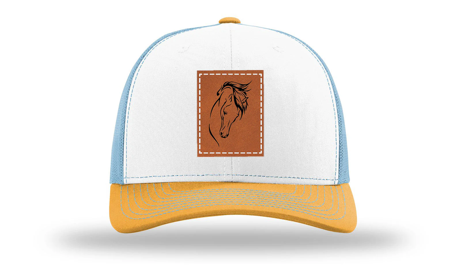 Horse 2 Leather Patch Richardson 112 Hat - Image 43