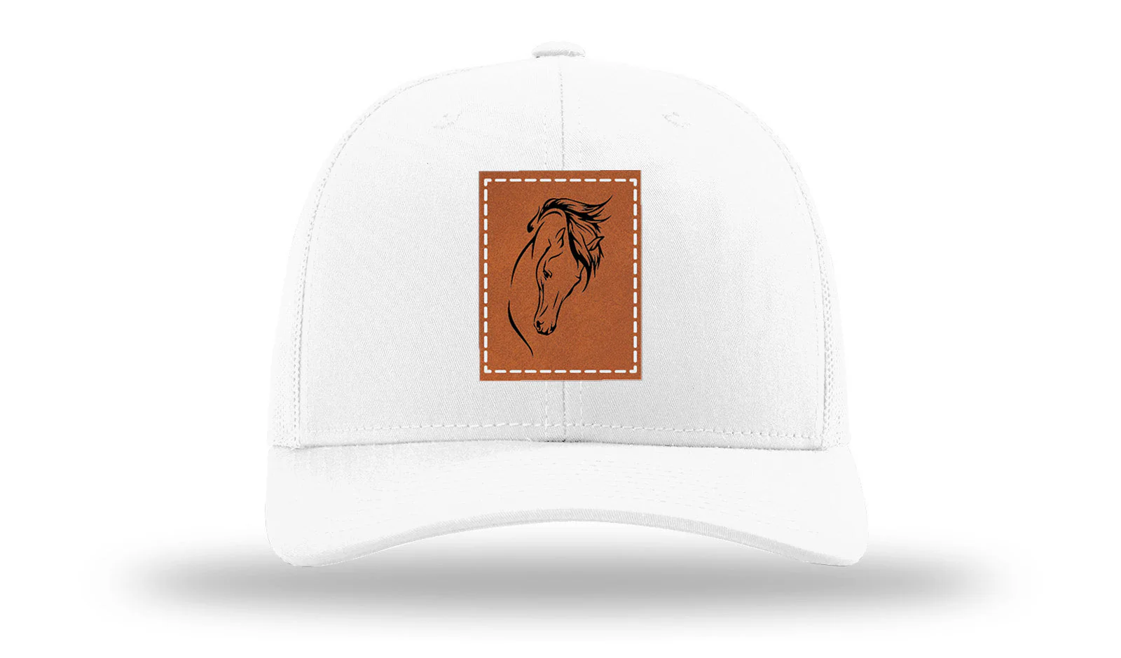 Horse 2 Leather Patch Richardson 112 Hat - Image 5