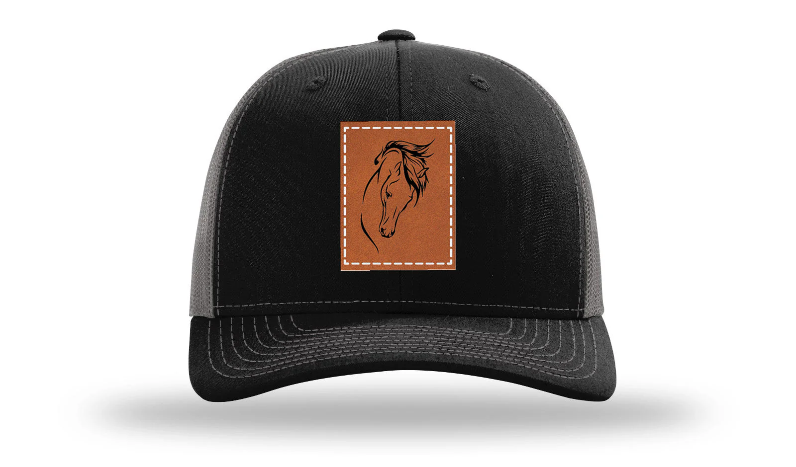 Horse 2 Leather Patch Richardson 112 Hat - Image 6