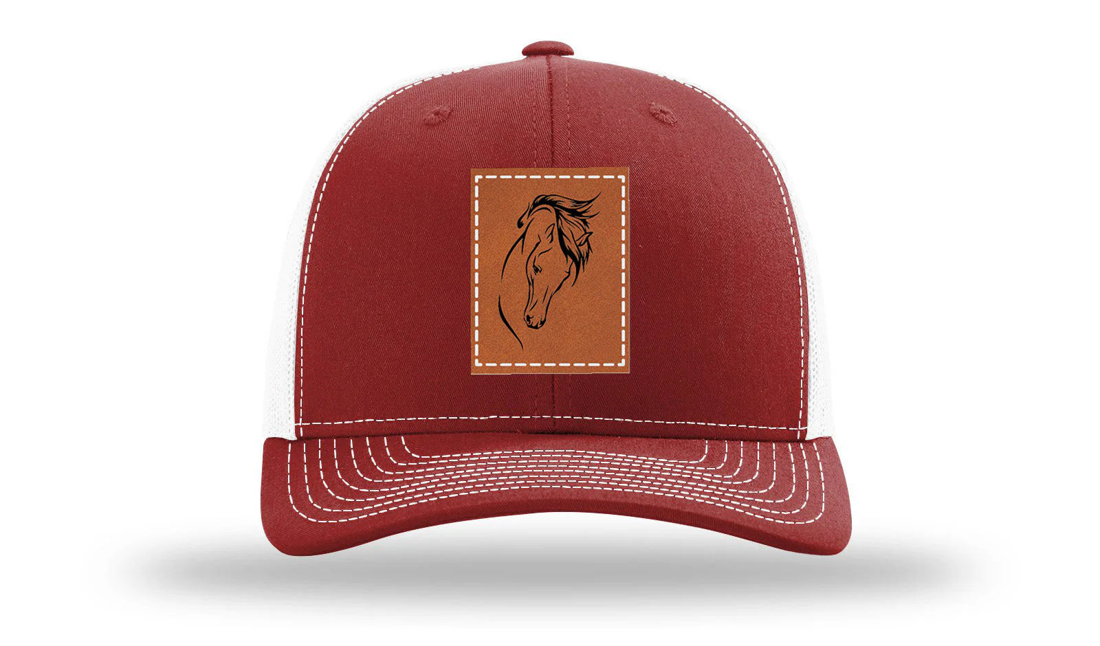 Horse 2 Leather Patch Richardson 112 Hat - Image 9