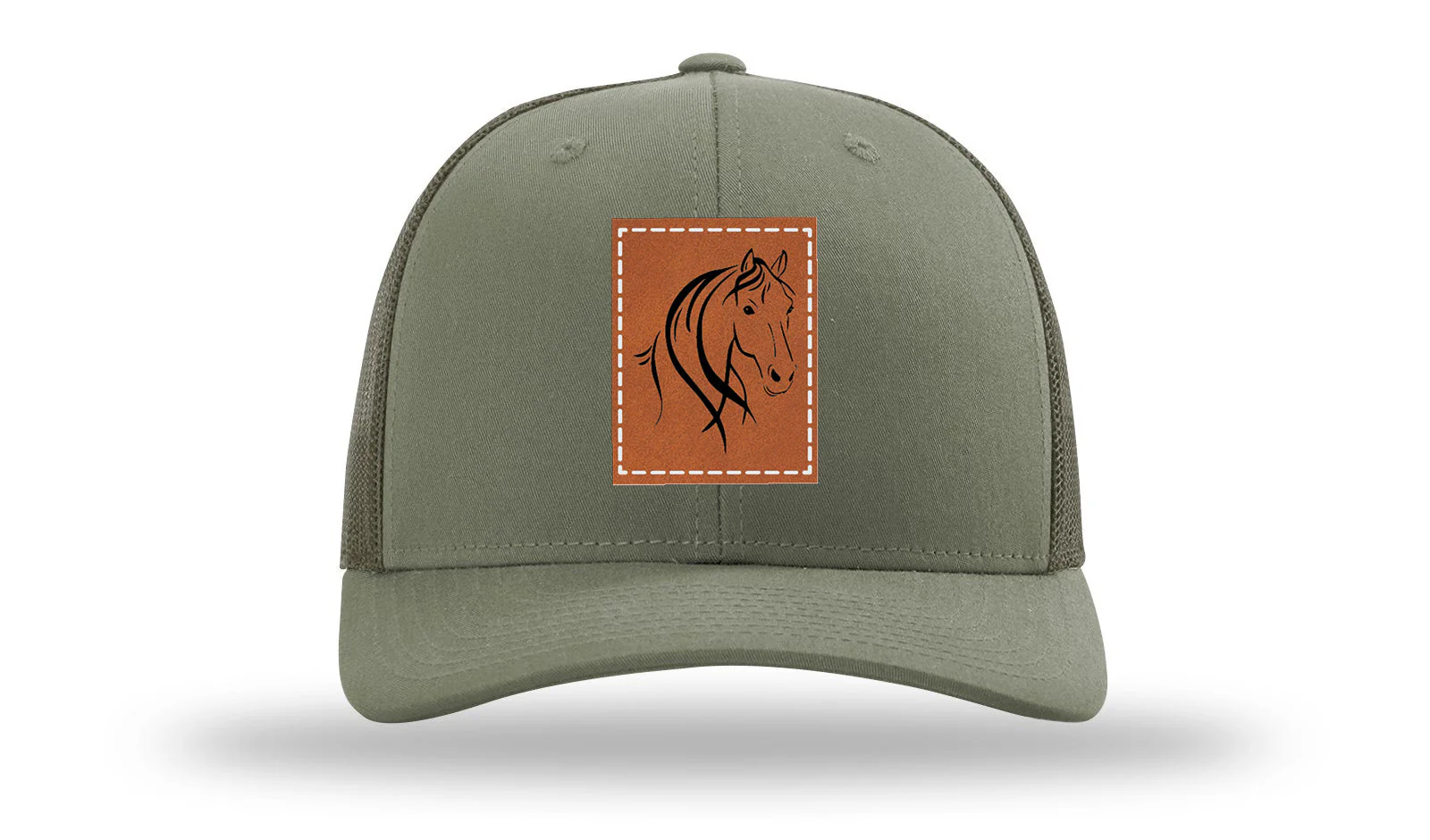 Horse Leather Patch Richardson 112 Hat - Image 3