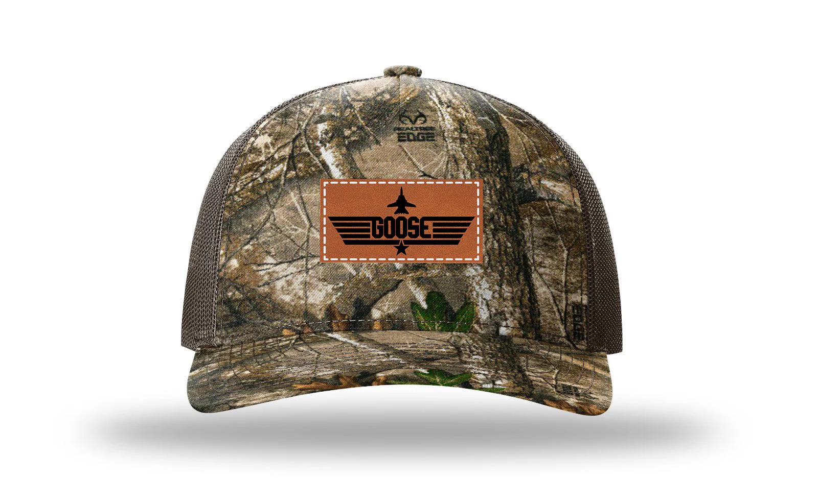 Goose Leather Patch Richardson 112PFP Hat - Image 13