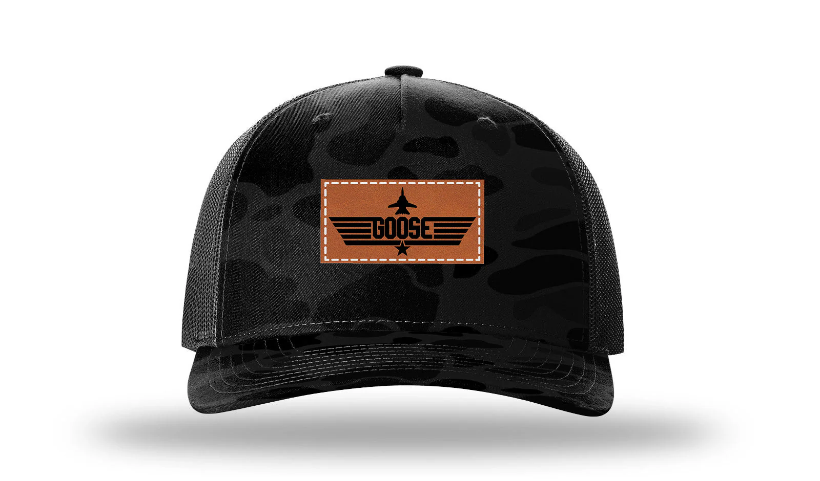 Goose Leather Patch Richardson 112PFP Hat - Image 15