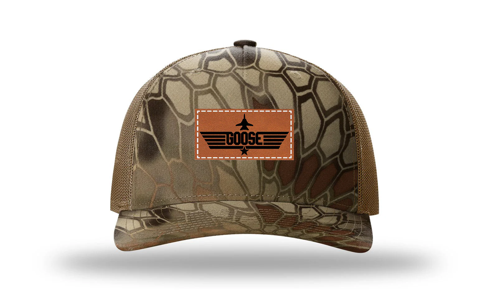 Goose Leather Patch Richardson 112PFP Hat - Image 9