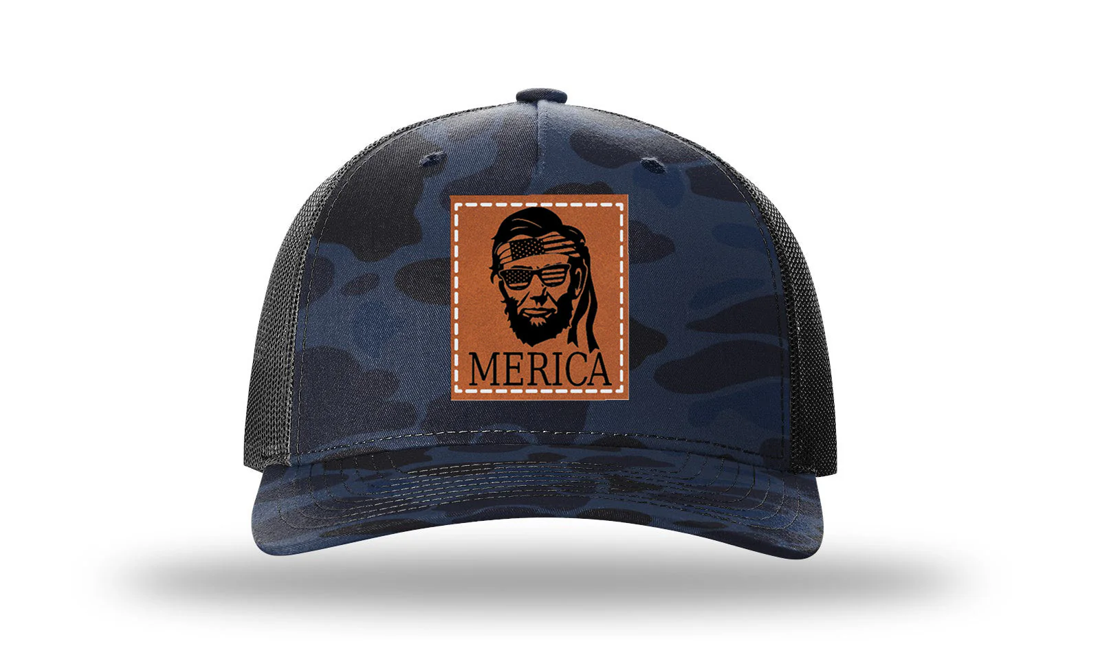 Abe Merica Leather Patch Richardson 112PFP Hat - Image 11