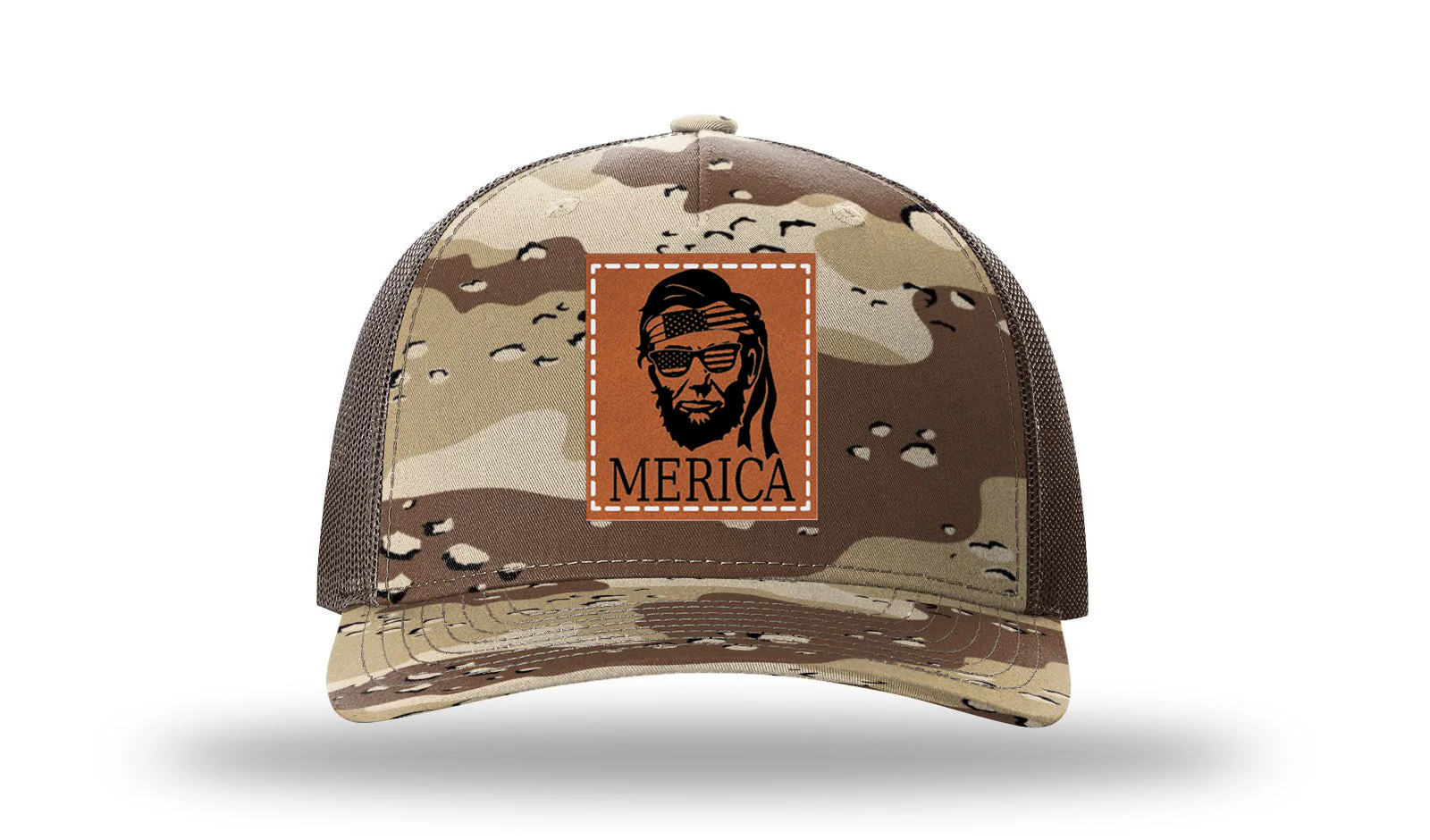 Abe Merica Leather Patch Richardson 112PFP Hat - Image 5
