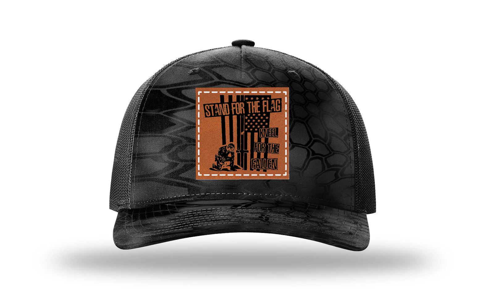 Stand For The Flag 2 Leather Patch Richardson 112PFP Hat - Image 10