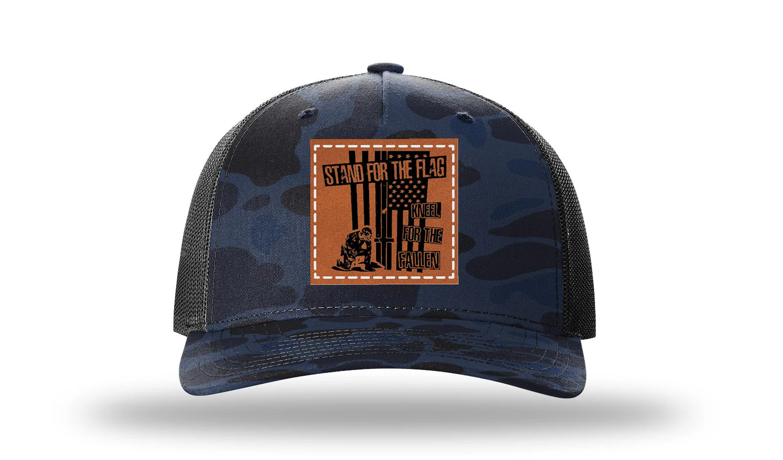 Stand For The Flag 2 Leather Patch Richardson 112PFP Hat - Image 11