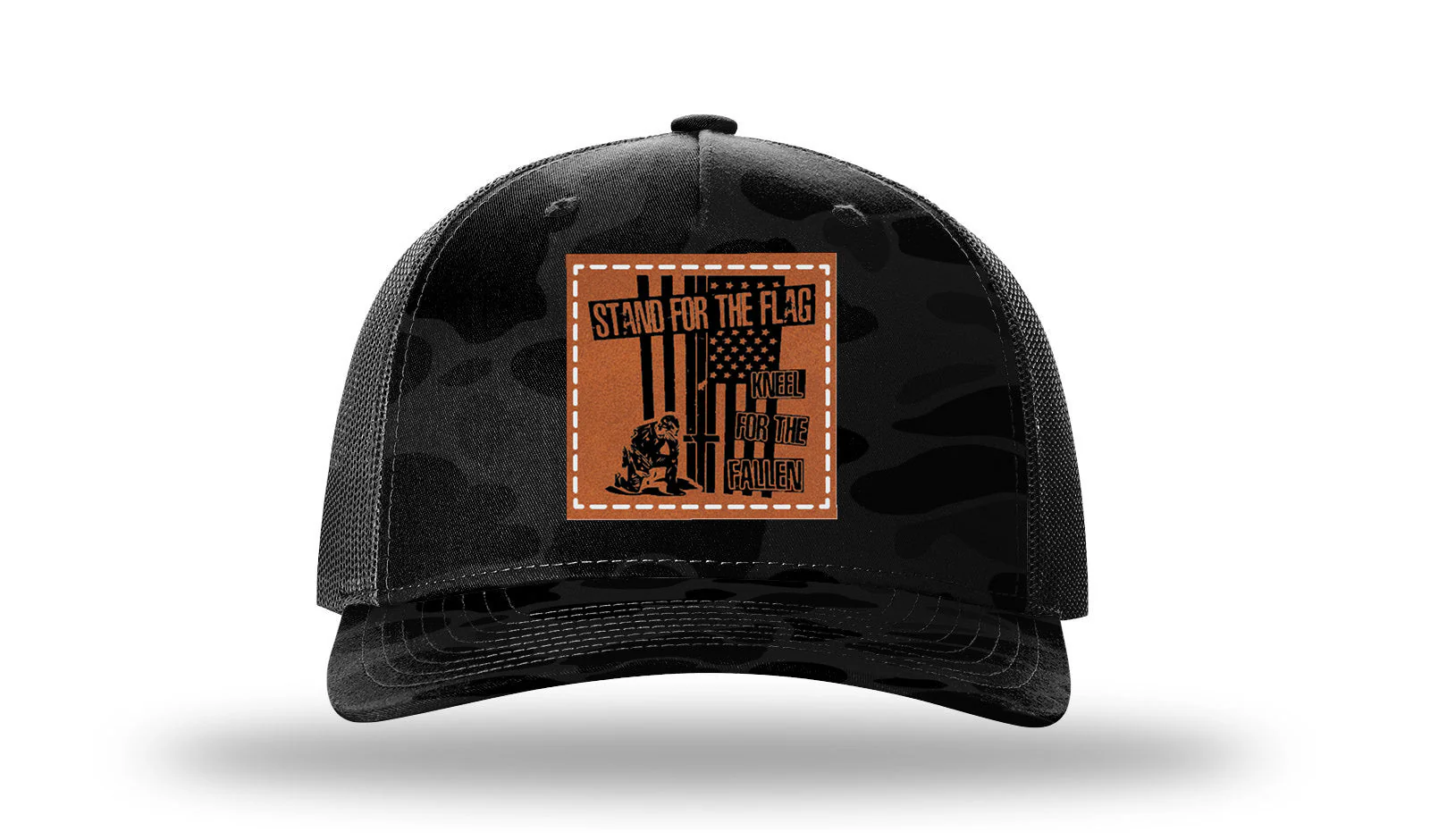 Stand For The Flag 2 Leather Patch Richardson 112PFP Hat - Image 15