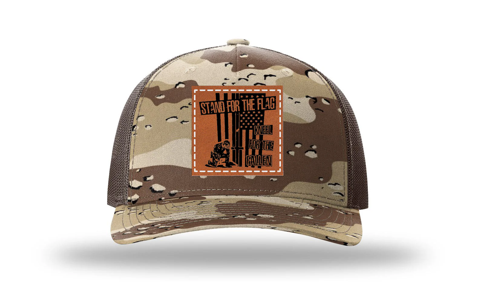 Stand For The Flag 2 Leather Patch Richardson 112PFP Hat - Image 5