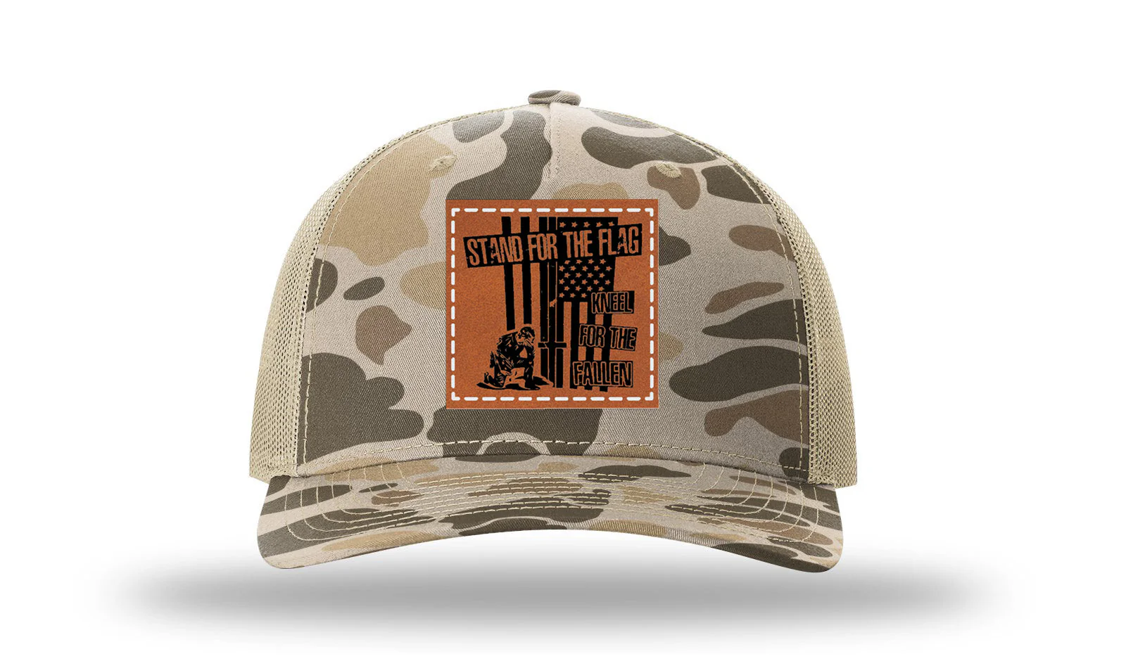 Stand For The Flag 2 Leather Patch Richardson 112PFP Hat - Image 8