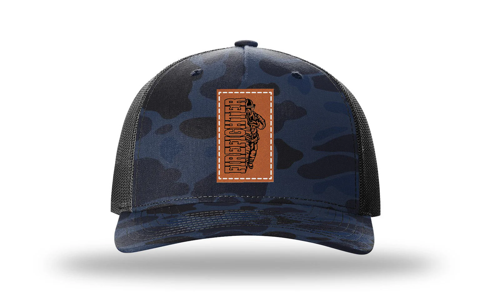 Firefighter Leather Patch Richardson 112PFP Hat - Image 11