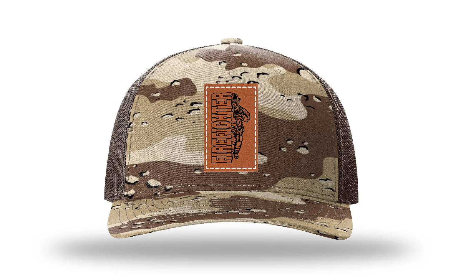 Firefighter Leather Patch Richardson 112PFP Hat - Image 5