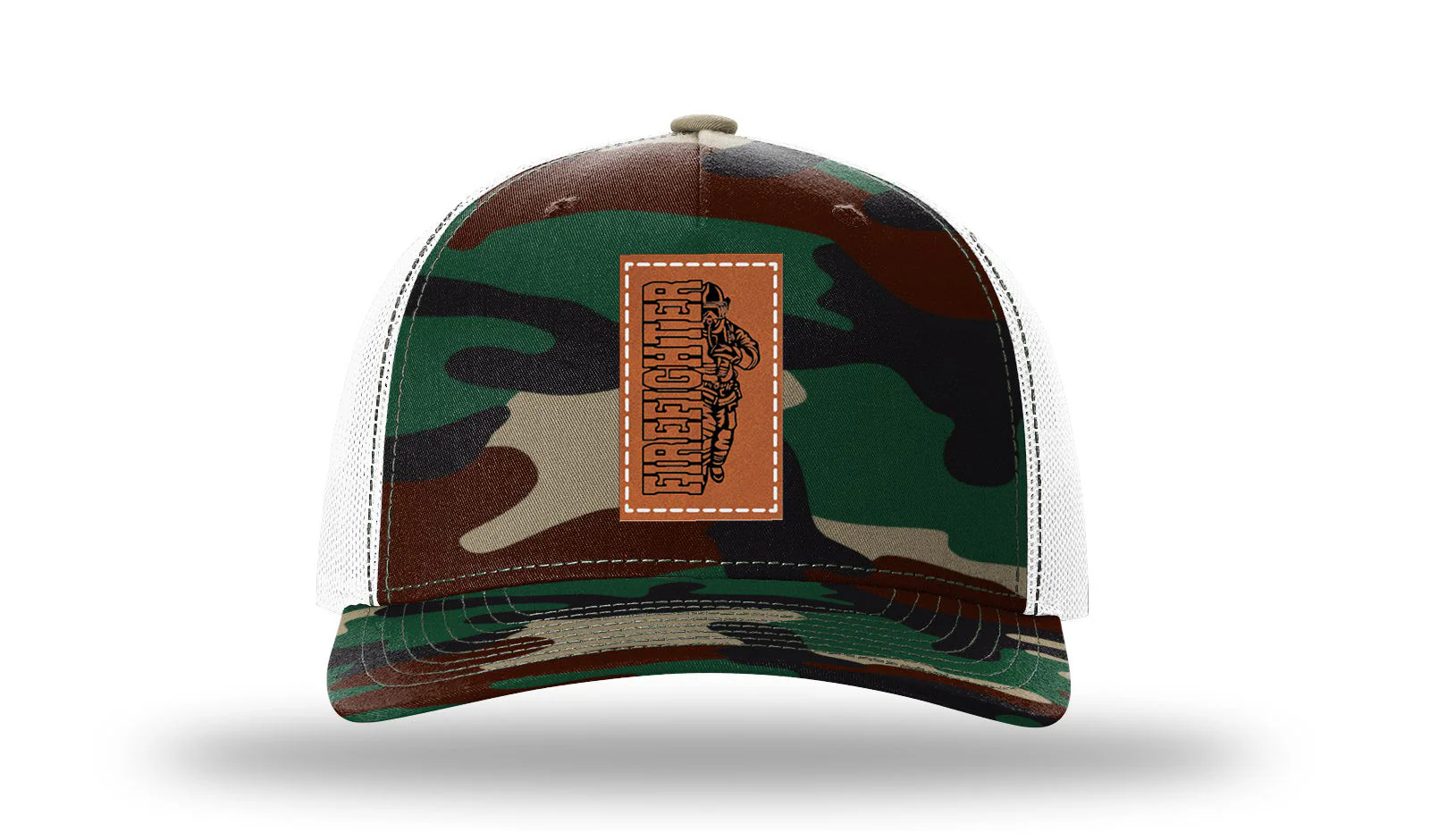 Firefighter Leather Patch Richardson 112PFP Hat - Image 7