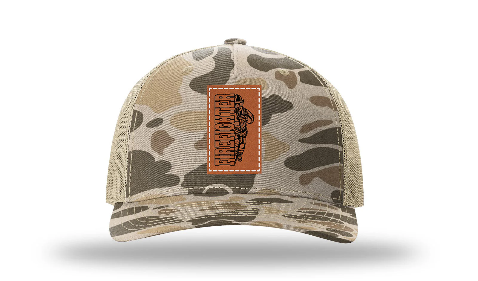 Firefighter Leather Patch Richardson 112PFP Hat - Image 8